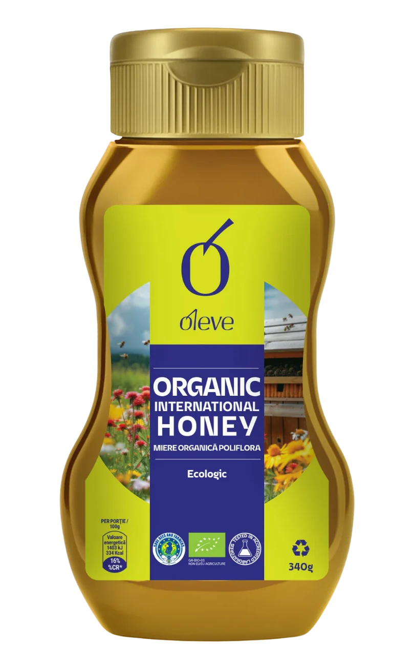Organic International Honey – Polyflora, Squeeze Bottle