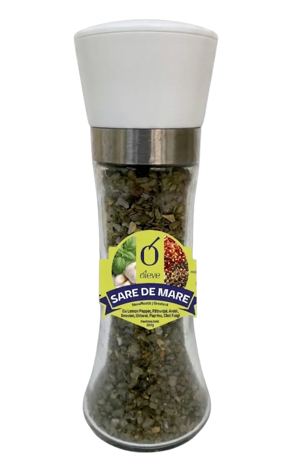 Sea Salt-Natural Unrefined-With Lemon Pepper & Herbs