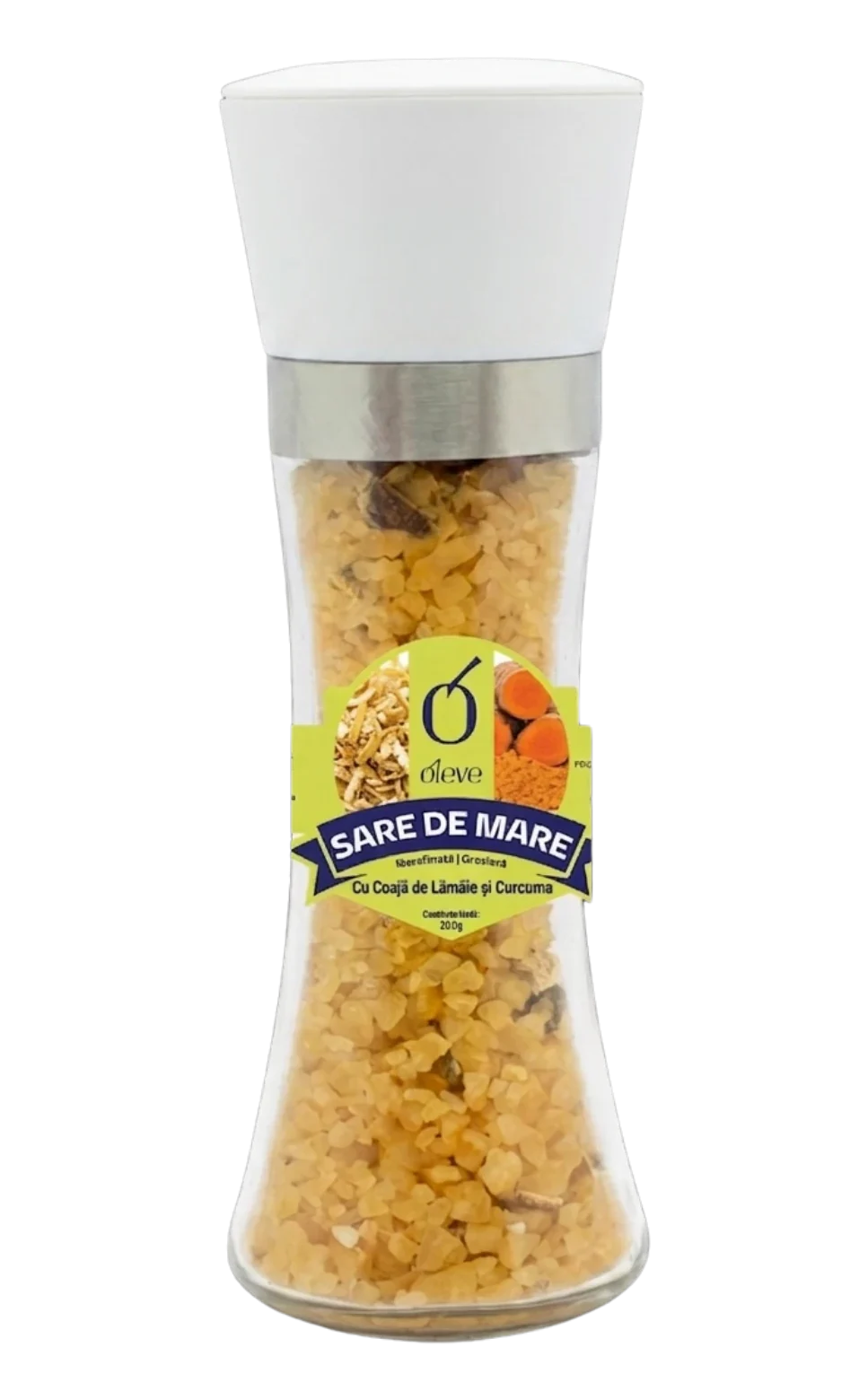 Sea Salt-Natural Unrefined-With Lemon Peel & Turmeric